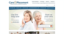 Desktop Screenshot of careplacement.com